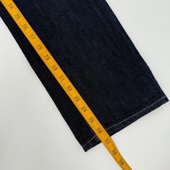 Imogene + Willie Imogene Slim Straight Indigo Dark Wash Denim Jean Size 31 Tall - Picture 10 of 12